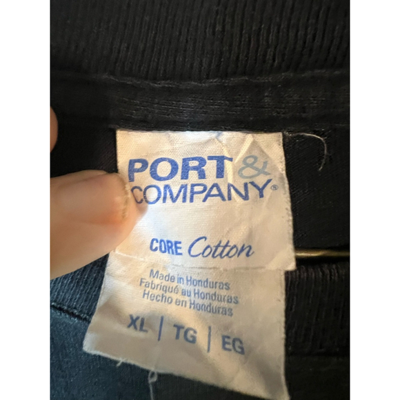 Men's Port & Company T-shirt XL Black Utah Jazz Take Note - Picture 4 of 4